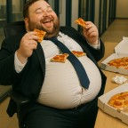 BallooningBelly, a 327lbs gainer From Netherlands