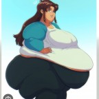 ObeseAnna, a 580lbs gainer From France
