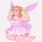 MissPetticoat, a 208lbs feedee From United Kingdom