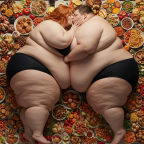 FeedingCouple, a 200lbs mutual gainer From United Kingdom
