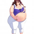 Thezillapiggy, a 250lbs feedee From United States