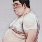 OverweightNerd, a 161lbs feedee From Germany