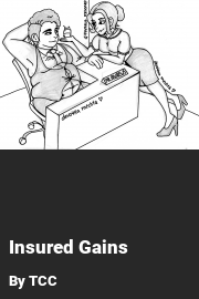 Book cover for Insured Gains, a weight gain story by TCC