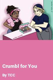Book cover for Crumbl for You, a weight gain story by TCC