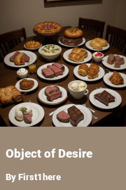 Book cover for Object of Desire, a weight gain story by First1here