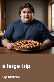 Book cover for A large trip, a weight gain story by Rrrtree