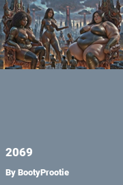 Book cover for 2069, a weight gain story by BootyProotie