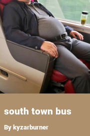Book cover for South town bus, a weight gain story by Kyzarburner