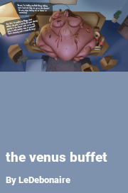 Book cover for The venus buffet, a weight gain story by LeDebonaire