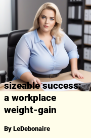 Book cover for Sizeable success: a workplace weight-gain, a weight gain story by LeDebonaire