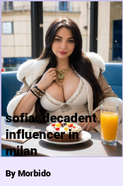 Book cover for Sofia: decadent influencer in milan, a weight gain story by Morbido