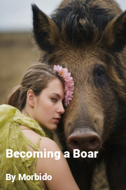 Book cover for Becoming a Boar, a weight gain story by Morbido