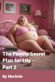 Book cover for The Family Secret Plan for Lily - Part 2, a weight gain story by Morbido