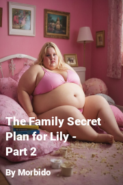 Book cover for The Family Secret Plan for Lily - Part 2, a weight gain story by Morbido