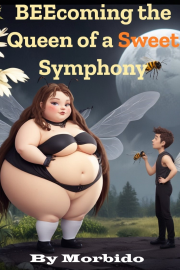 Book cover for Beecoming the Queen of a Sweet Symphony, a weight gain story by Morbido