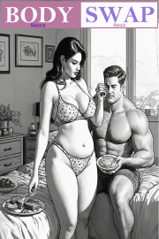 Book cover for Body Swap - S032 & S033, a weight gain story by Morbido