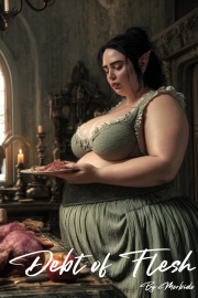 Click to start reading Book cover for Debt of Flesh, a weight gain story by Morbido