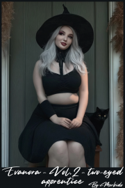 Click to start reading Book cover for Evanora - Vol.2 - Two-eyed Apprentice, a weight gain story by Morbido