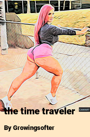 Book cover for The time traveler, a weight gain story by Growingsofter