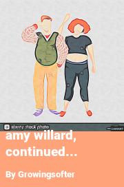 Book cover for Amy willard, continued..., a weight gain story by Growingsofter