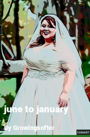 Book cover for June to january, a weight gain story by Growingsofter