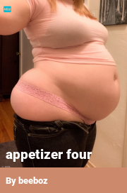 Book cover for Appetizer four, a weight gain story by Beeboz