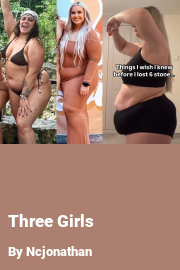 Book cover for Three Girls, a weight gain story by Ncjonathan
