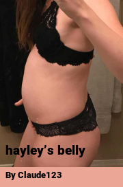 Book cover for Hayley’s belly, a weight gain story by Claude123