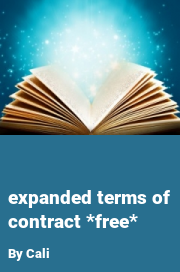 Book cover for Expanded terms of contract *free*, a weight gain story by Cali