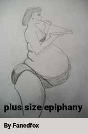 Book cover for Plus size epiphany, a weight gain story by Fanedfox