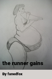 Book cover for The runner gains, a weight gain story by Fanedfox
