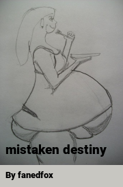 Book cover for Mistaken destiny, a weight gain story by Fanedfox