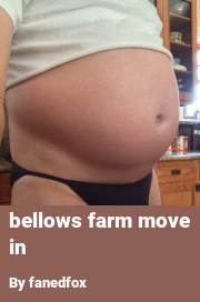 Book cover for Bellows farm move in, a weight gain story by Fanedfox
