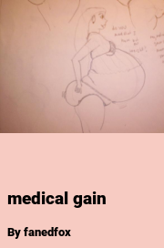 Book cover for Medical gain, a weight gain story by Fanedfox
