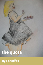Book cover for The quota, a weight gain story by Fanedfox