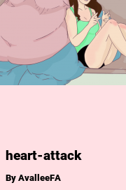 Book cover for Heart-attack, a weight gain story by AvalleeFA