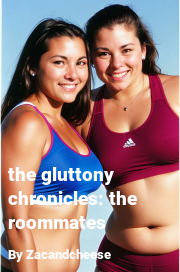 Book cover for The gluttony chronicles: the roommates, a weight gain story by Zacandcheese