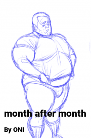 Book cover for Month after month, a weight gain story by ONI