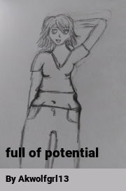 Book cover for Full of potential, a weight gain story by Akwolfgrl13