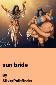 Book cover for Sun bride, a weight gain story by SilverPathfinder