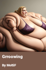 Book cover for Grroowing, a weight gain story by MottiF