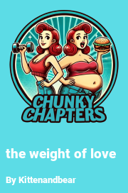 Book cover for The Weight of Love, a weight gain story by Kittenandbear