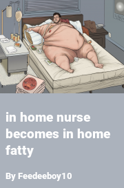 Book cover for In home nurse becomes in home fatty, a weight gain story by Feedeeboy10