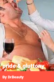 Book cover for Pride & gluttony, a weight gain story by DrBeauty