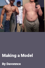 Book cover for Making a Model, a weight gain story by Davonnce