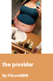 Book cover for The provider, a weight gain story by FitLoveBBW