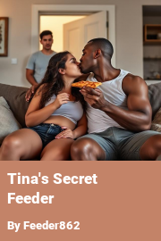 Book cover for Tina's Secret Feeder, a weight gain story by Feeder862