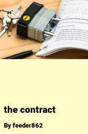 Book cover for The contract, a weight gain story by Feeder862