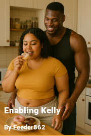 Book cover for Enabling Kelly, a weight gain story by Feeder862