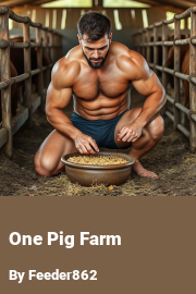 Book cover for One Pig Farm, a weight gain story by Feeder862